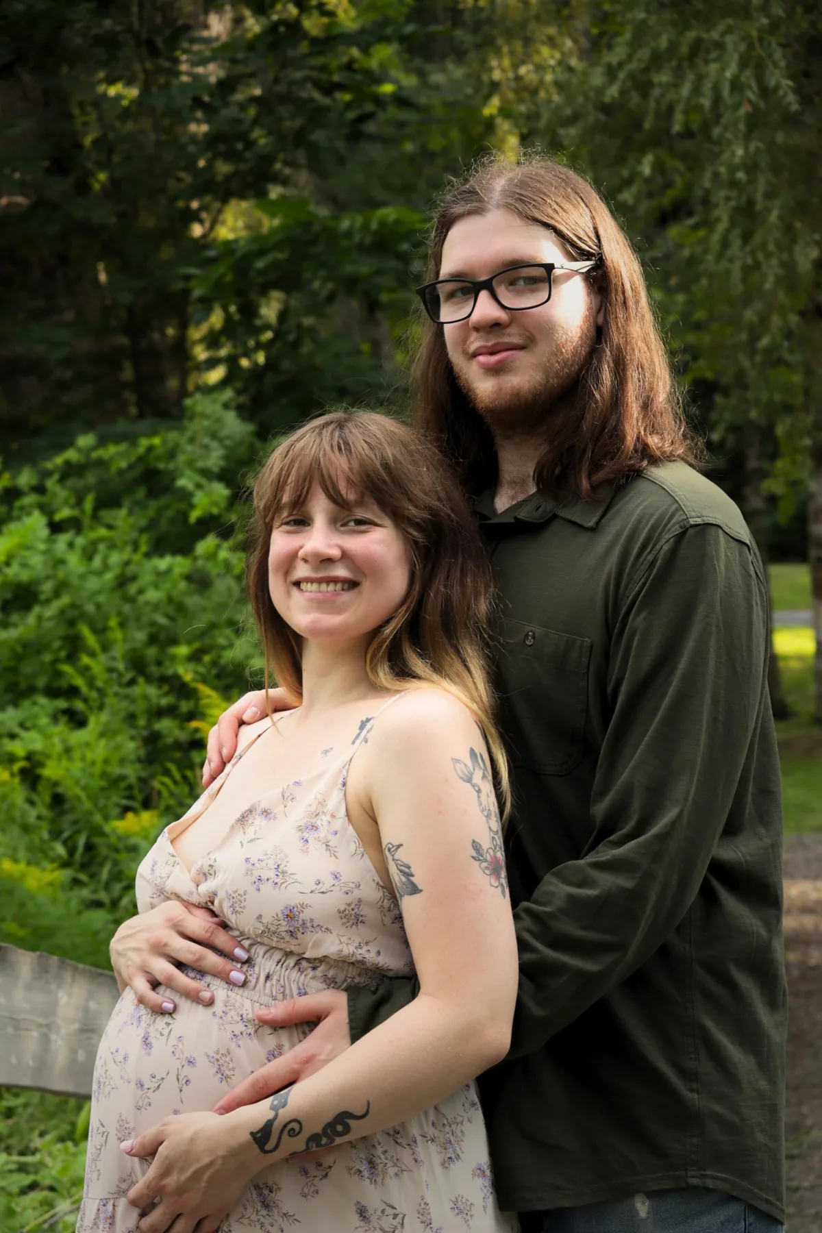 Outdoor couple portrait